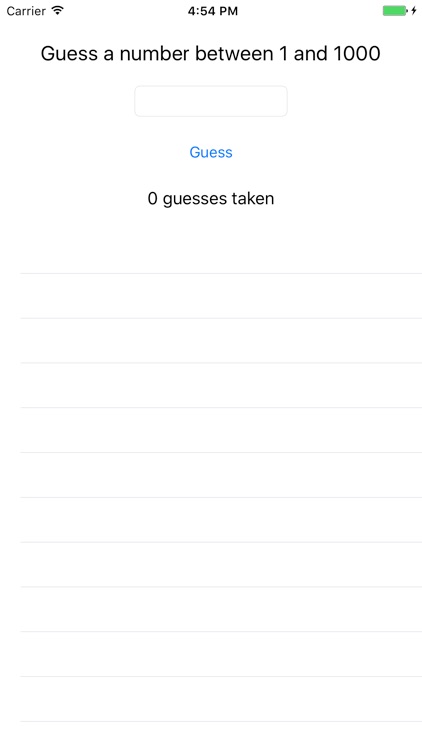 The Guessing Game - Numbers