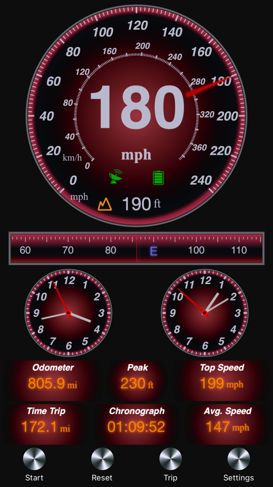 #3. GPS Speedometer and Altimeter (iOS) 게시자: 晓溪 张