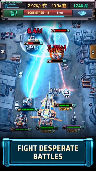 Idle War Hack screenshot 5 - game app interface