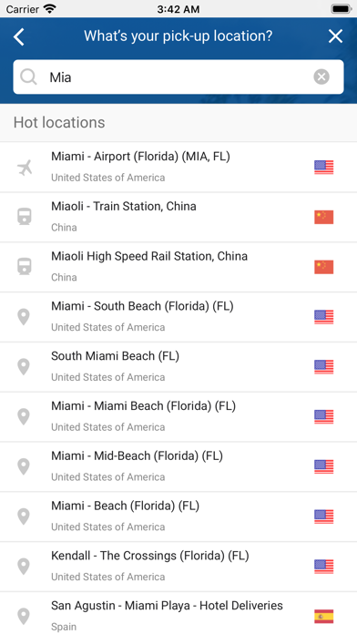 Car Rental Carngo car hire App Screenshot
