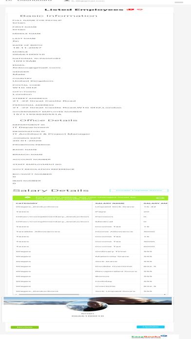 Screenshot #2 pour Easy Payroll