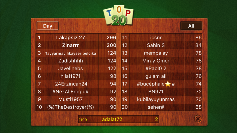 #4. Okey Online (iOS) 由: Adikus