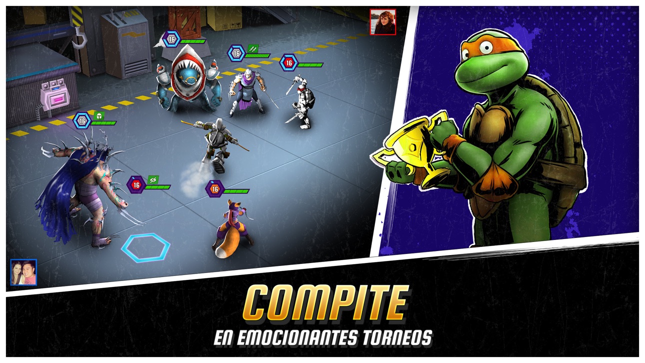 Ninja Turtles: Legends iOS Mod IPA screenshot 3 - iOS game interface