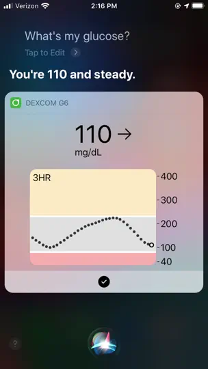 Dexcom G6 iPhone Screenshot 9