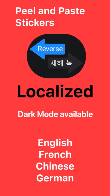 Peel & Paste Sticker Localized