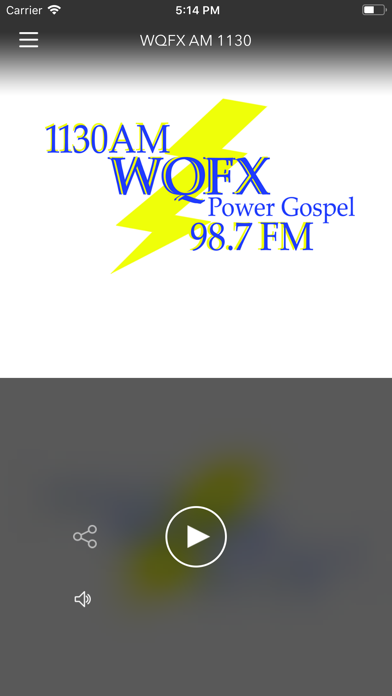 WQFX AM 1130 Screenshot