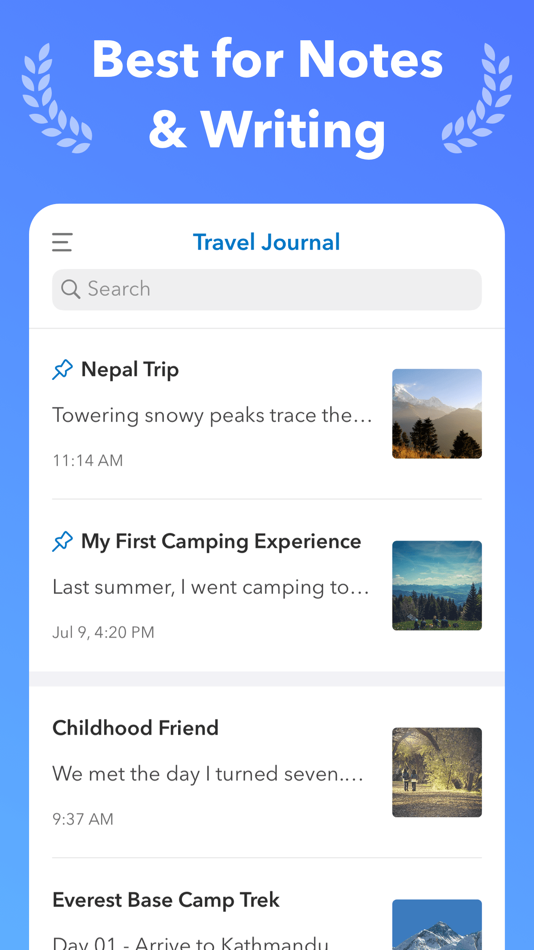 #1. UpNote - notes, diary, journal (iOS) 由: UpNote Company Limited