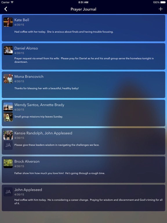 Ceaseless Prayer iPad screenshot 4 - Lifestyle app
