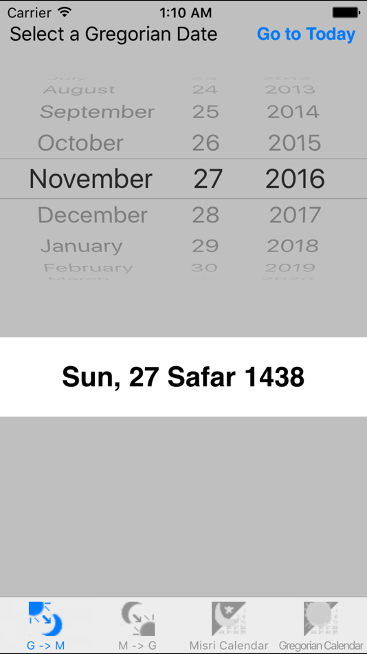 #1. Misri Calendar (iOS) 由: Shehzaad Nakhoda