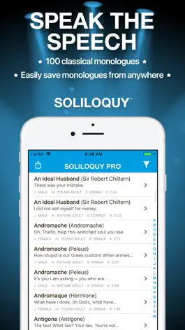 Game screenshot Soliloquy: Classic Monologues mod apk