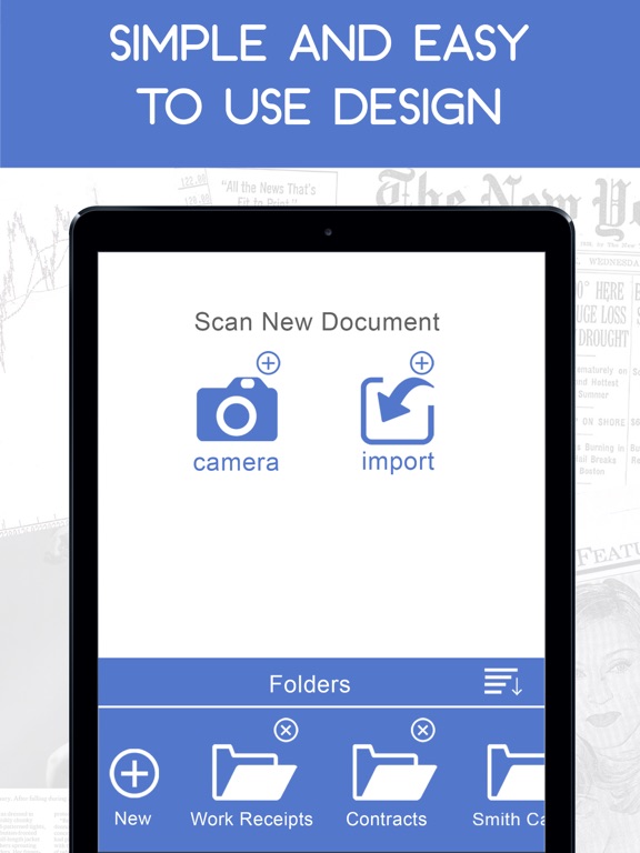 PDF Scanner & Document Scanner iPad screenshot 4 - Utilities app