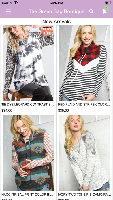 The Green Bag Boutique Screenshot