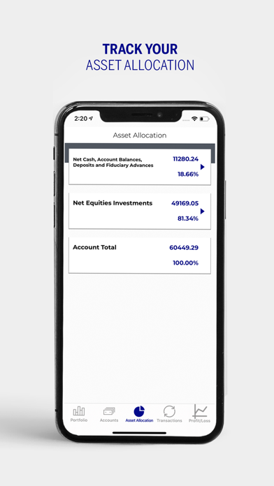 FFA Private Bank Screenshot