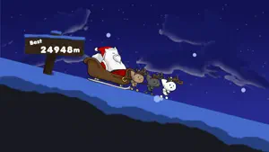 Flying Santa Cat screenshot 3