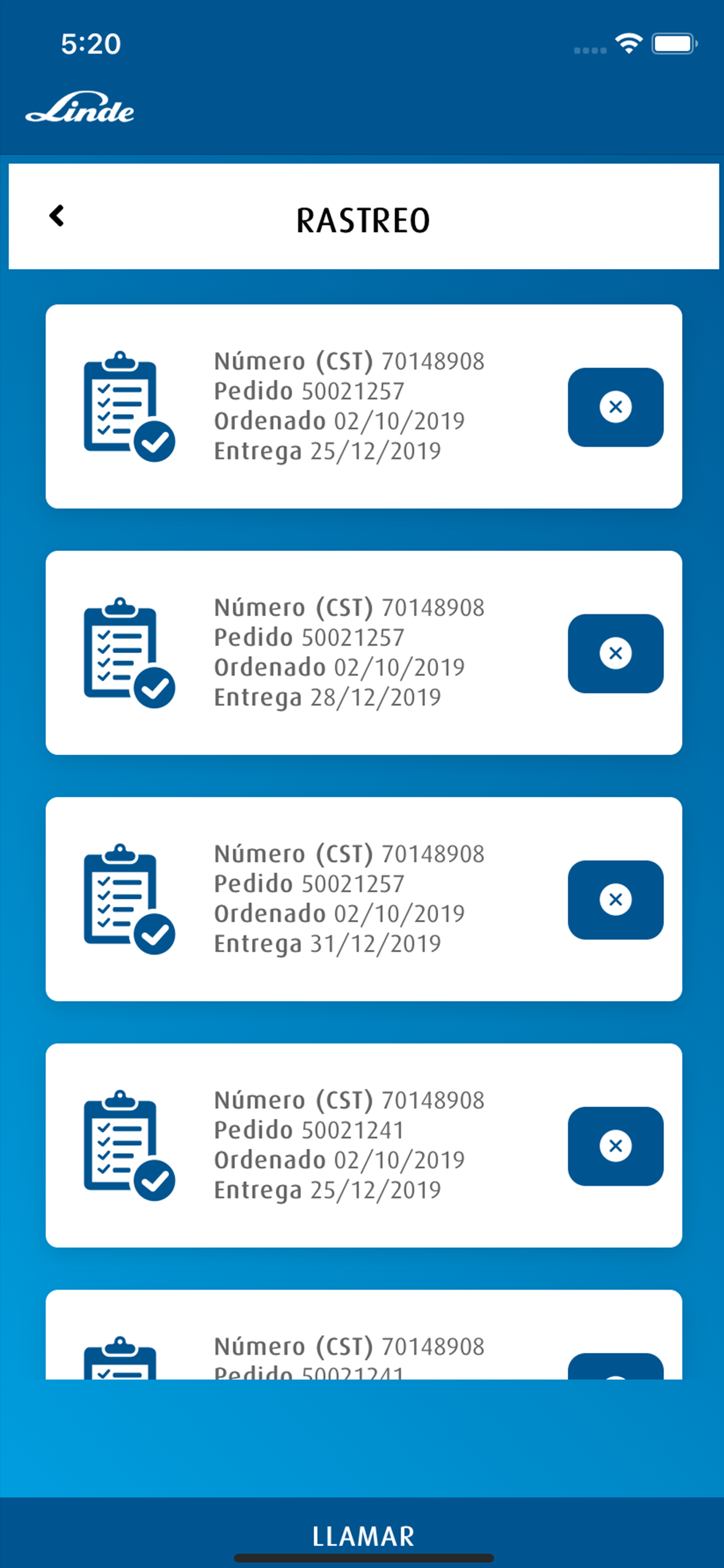 Recarga Linde screenshot 5