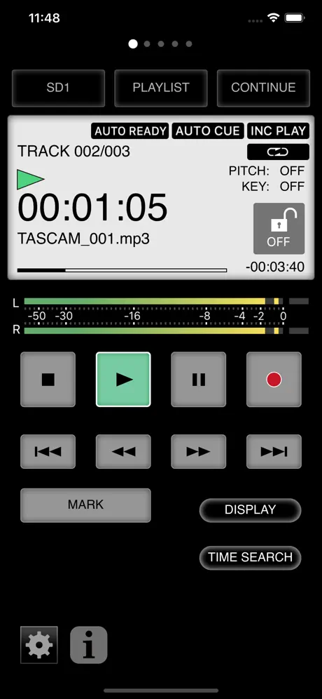 TASCAM SS250 CONTROL