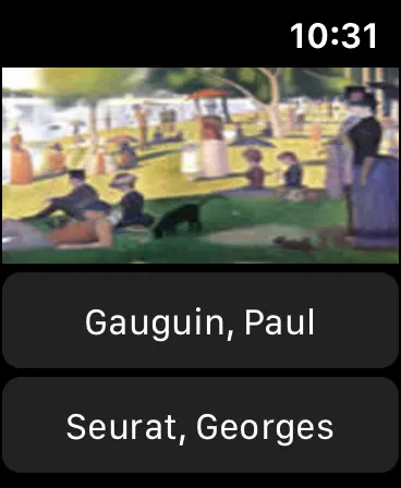 Screenshot #2 pour FamousArtQuiz