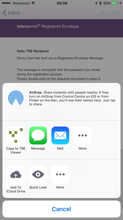 totemomobile TRE Viewer