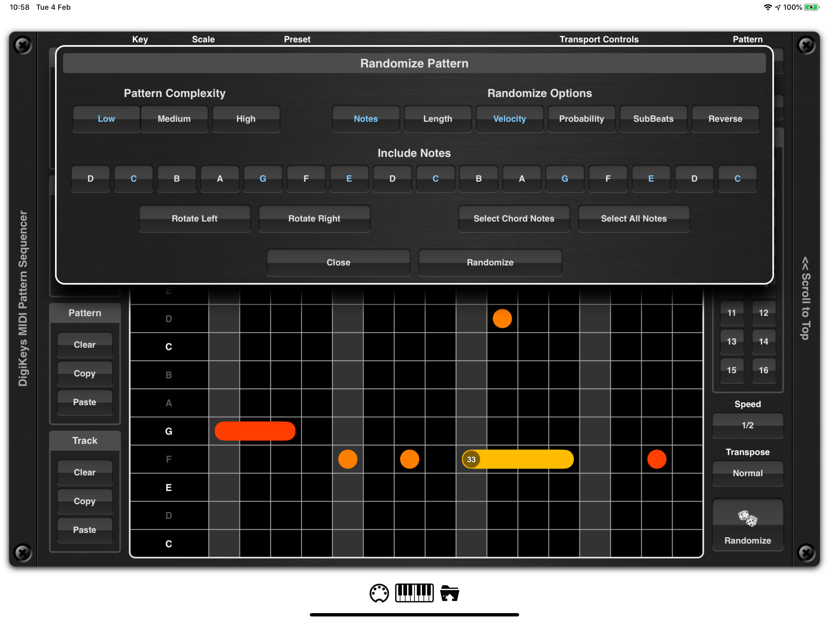 DigiKeys AUv3 Sequencer Plugin screenshot 14