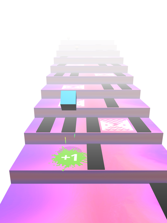 Cube Stars : Jump on stairs iPad screenshot