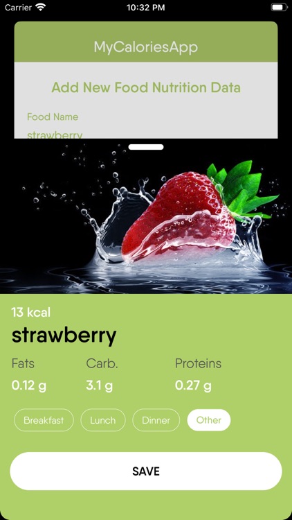 MyCaloriesApp screenshot-3