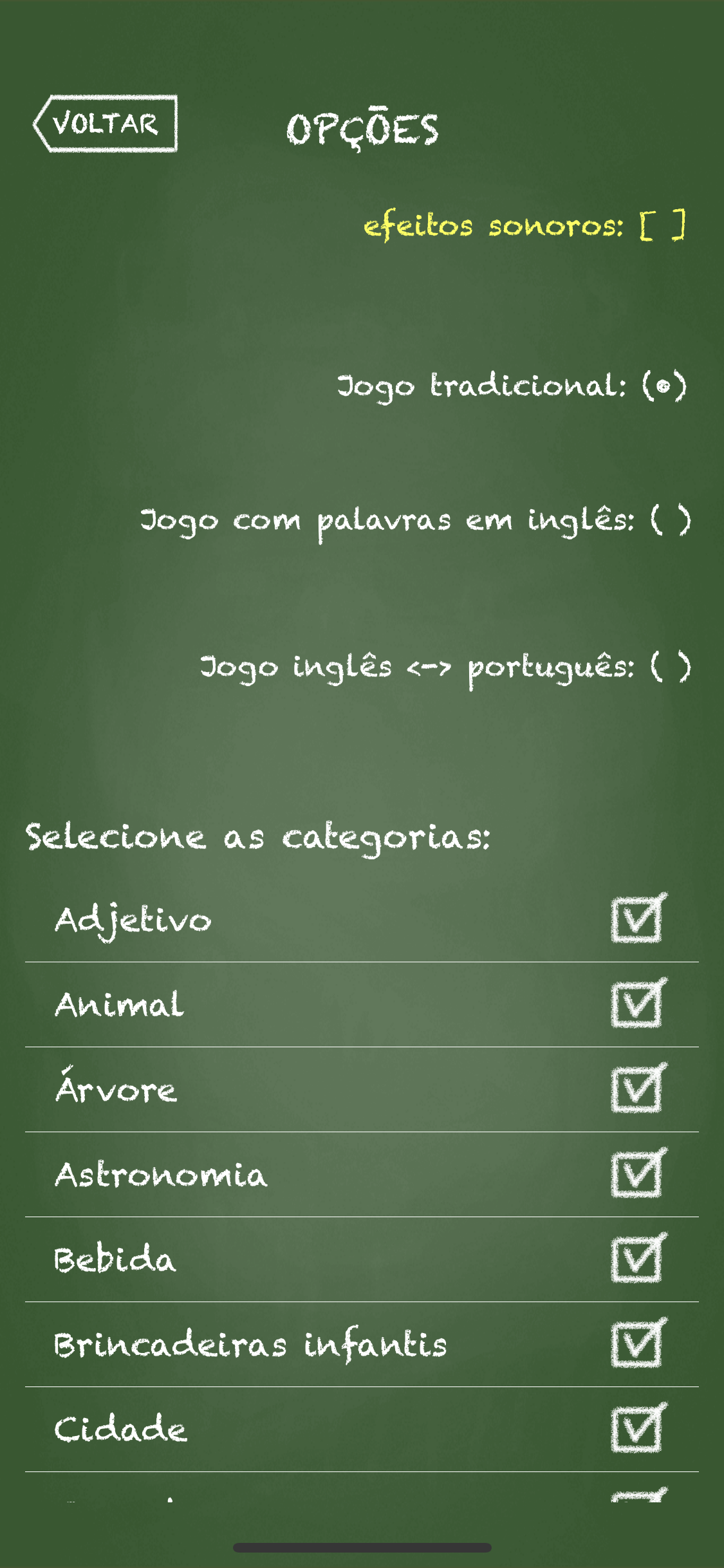 iForca - Hangman in Portuguese