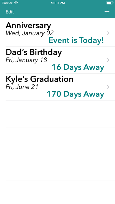 Screenshot #2 pour BirthDATE