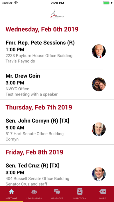 AdvocacyDay Screenshot