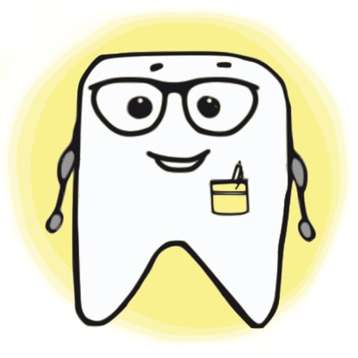 Chip the Tooth dental stickers icon