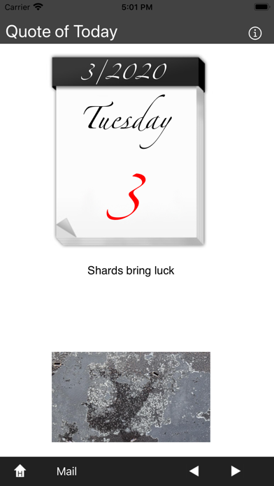 Quote of Today Screenshot