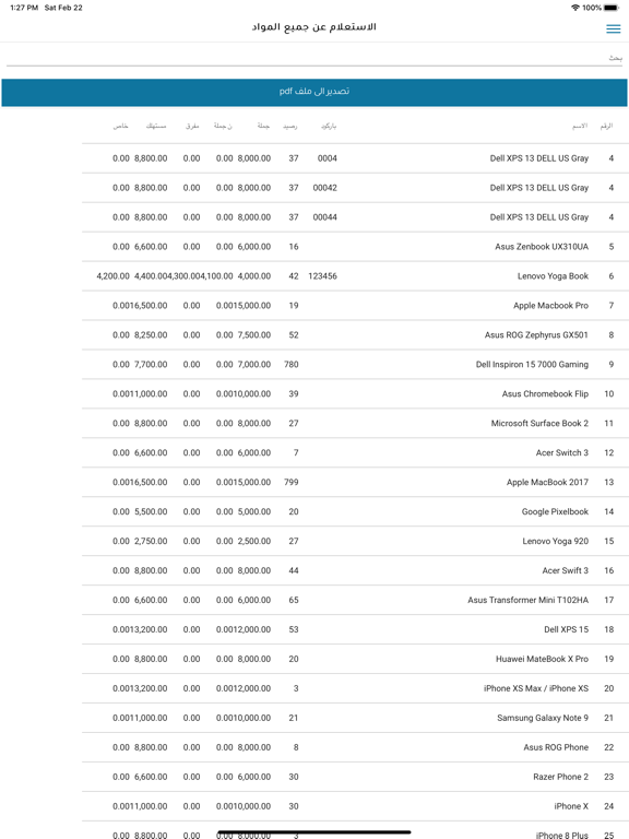 Albayan Manager iPad screenshot 4 - Finance app