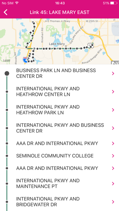LYNX Bus Tracker by DoubleMap Screenshot