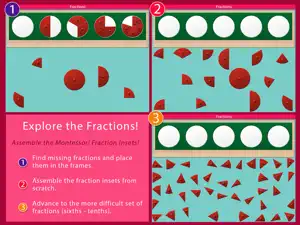 Montessori Preschool Fractions screenshot 3