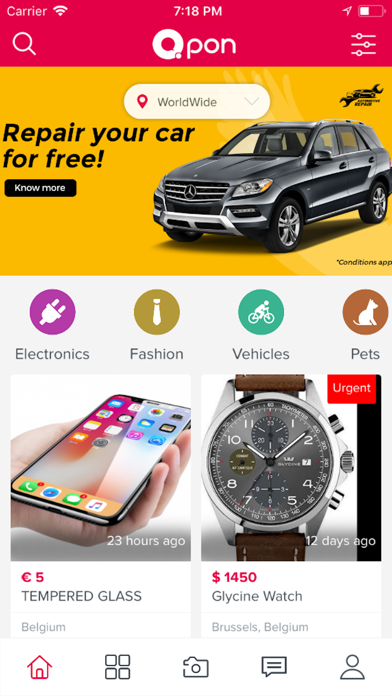 Screenshot #1 pour Qpon.in Buy & Sell Marketplace