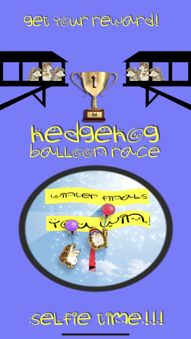 Hedgehog Balloon Race Screenshot