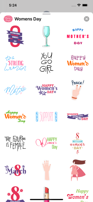 Happy Women's Day Sticker Emos(圖2)-速報App