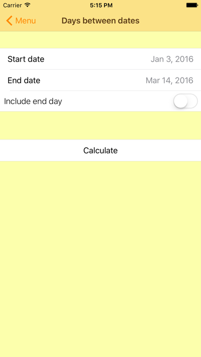 The Date Calculator PRO Screenshot