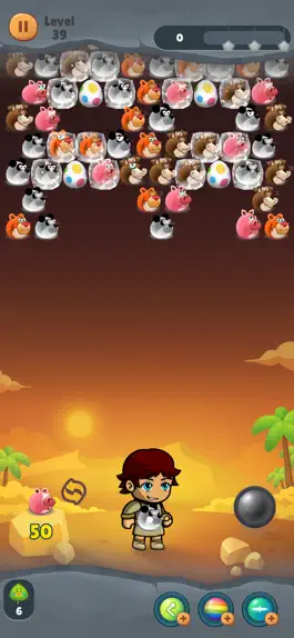 Game screenshot Bubble Shooter Safari mod apk