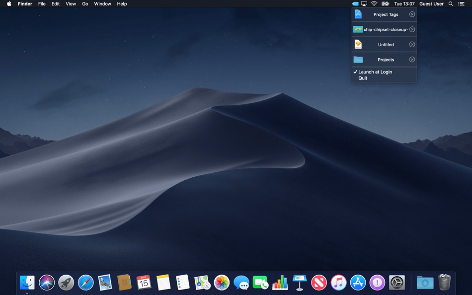 #2. Menu bar Launcher (macOS) 由: Pawan Dixit