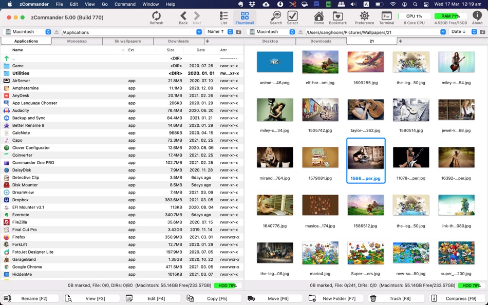 #4. zCommander - File Manager (macOS) 由: woojooin