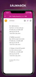 Sálmabók screenshot #5 for iPhone