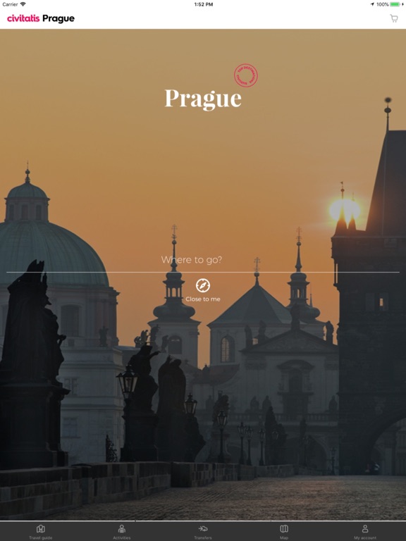 Prague Guide Civitatis.com iPad screenshot 1 - Travel app