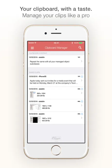 Clippo - Clipboard manager