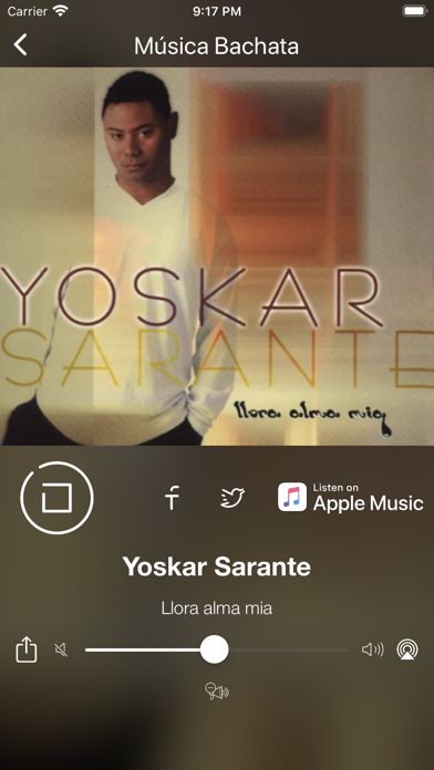 Bachata Music iPhone screenshot 6 - Music app