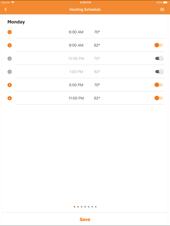 Schluter®-DITRA-HEAT-E-WiFi iPad screenshot