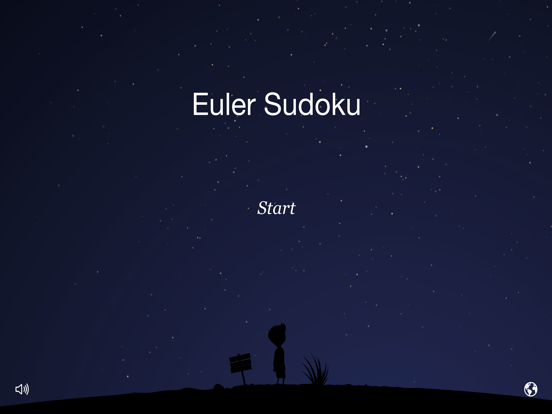 Euler Sudoku iPad screenshot 1 - Entertainment app