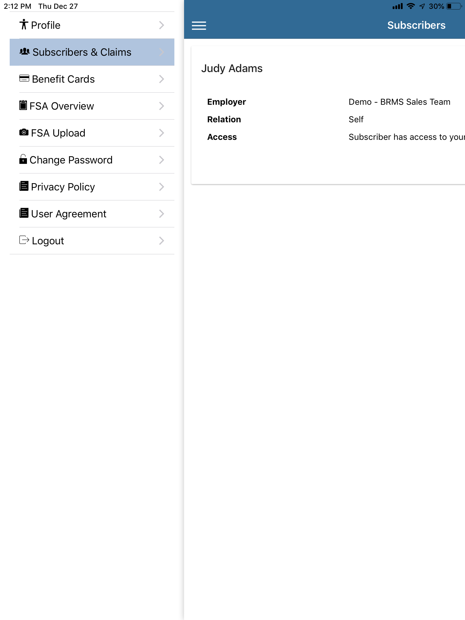 BrmsClaimsMobile screenshot 17