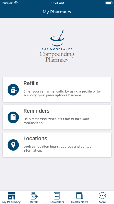 Woodlands Compounding Rx Screenshot