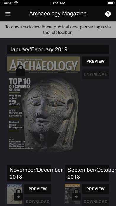 Archaeology Magazine Screenshot