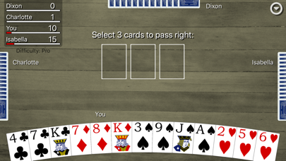 Hearts Card Classic Screenshot